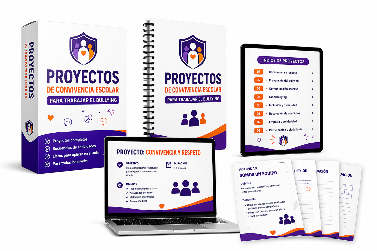Proyectos- Para trabajar la convivencia y el bullying en el aula de forma profunda, organizada y aplicable. + 2 videos